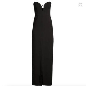 Liv Foster Sweetheart Twill Column Gown sz 8